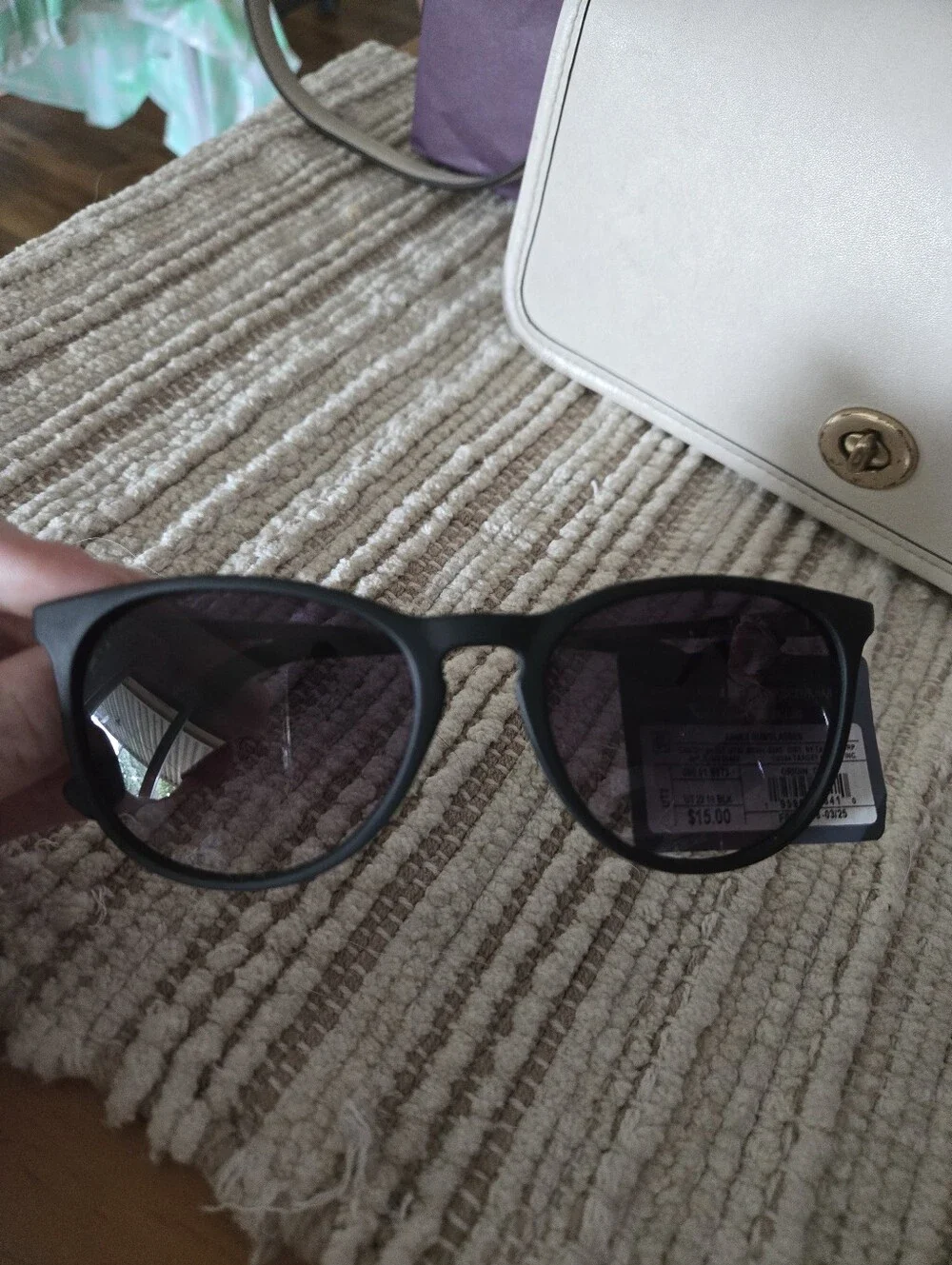 Matte Metal Round Sunglasses - Universal Thread™ Black/Silver